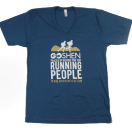 GOSHEN Running People V-Neck Galaxy Organic